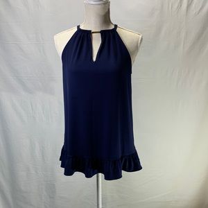 Michael Kors Navy Blue Tank Top Size Small